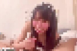 Smartphone personal shooting Cute smiling maid cosplay beautiful girl's service hand job fellatio → Mouth cum .465 - free porn video