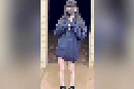 Smartphone personal shooting I tried exposing a slender beautiful girl in a perverted costume in the toilet....591 - free porn video