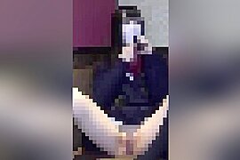 A cute uniform girl who sings while showing off her shaved pussy at karaoke.650 - free porn video