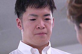 On A Stormy Night, I'm Alone With My Female Boss, Who Is Trapped In The Company - free porn video