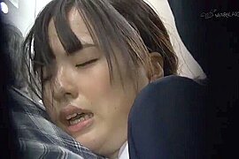 jk痴漢盗撮パンチラストーカーつきまとい尾行つけまわし 電車で痴漢され大量愛液でイクのを我慢後に激イキhandjob blowjob semen sperma highschool girl sex treated doll - free porn video