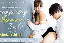 Shoko Chiba Is A Hot Japanese Teacher That Gets Fucked By Her Student And Getting A Creampie - free porn video