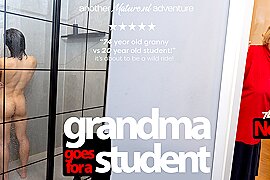 25 Year Old Exchange Student Gets To Fuck The Very Horny And Curvy 74 Year Old Grandma Noretta - free porn video