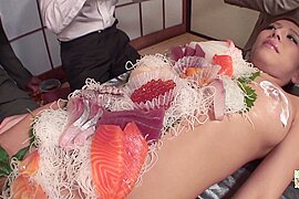 Ramu Nagatsuki In These Gentlemen Were In The Office And Ate Food From The Body Of The Female - free porn video