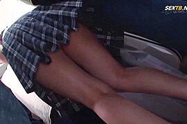Japanese Babe been drugged & made to squirt in a crowded train - free porn video